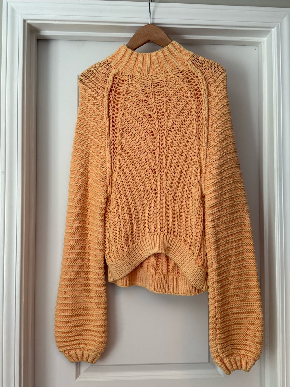 Free People Cable Knit Sweater